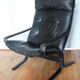 Fauteuil cuir Siesta par Ingmar Relling