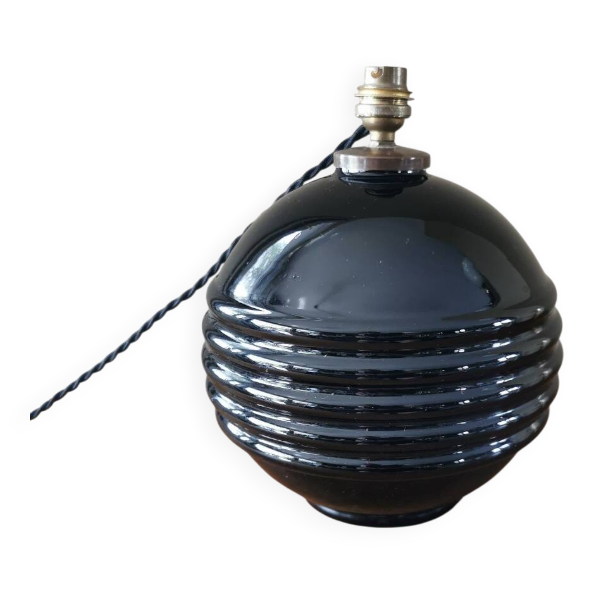 Art Deco ball lamp base