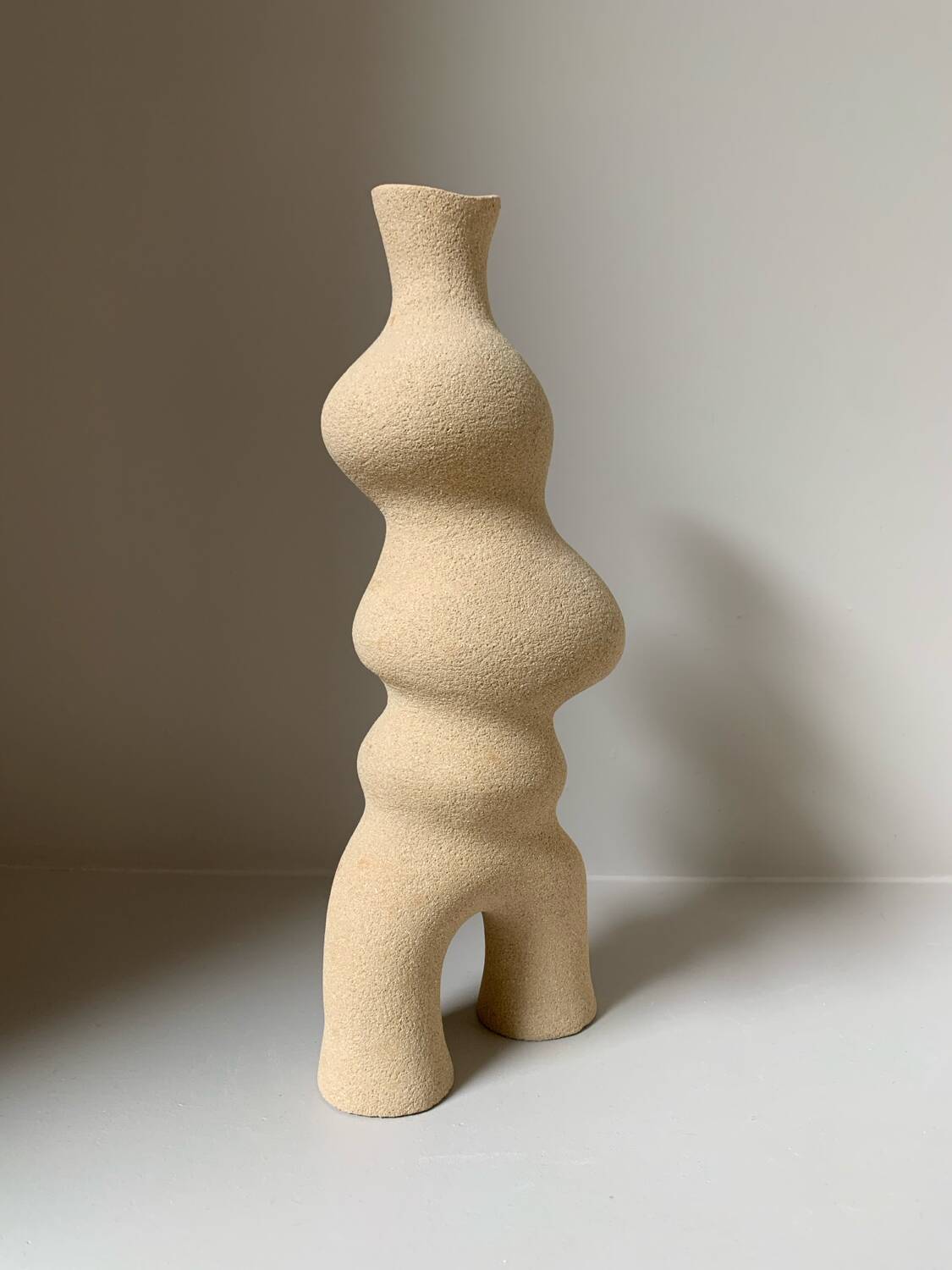 Vase in an organic shape