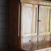 Empire period mahogany cabinet secretary