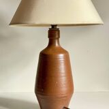 Vintage glazed stoneware lamp from Portugal.