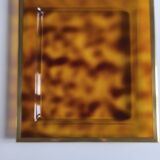 Lucite and gold metal tray by Christian Dior