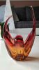 Empty pocket/Cutting/Centerpiece Murano, in blown Art glass. Floral shape/tulip