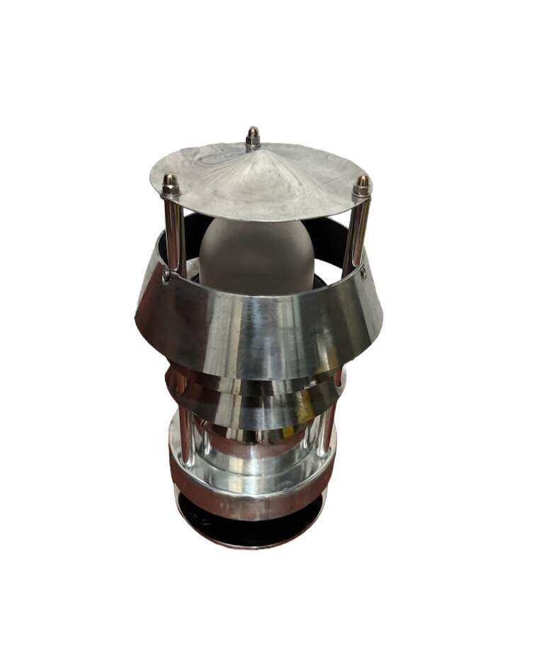 Industrial Chrome Lamp