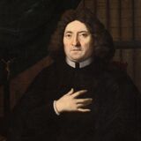 Portrait signed gerrit van gimning and dated 1715