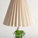 Green Glass Table Lamp Börne Augustsson, Åseda, 1950s