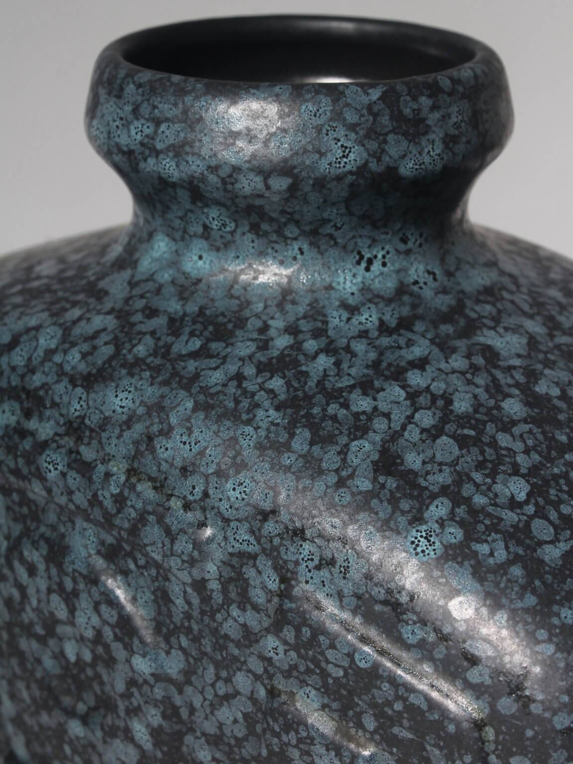 Mid-Century Geometric Ceramic Vase, Germany