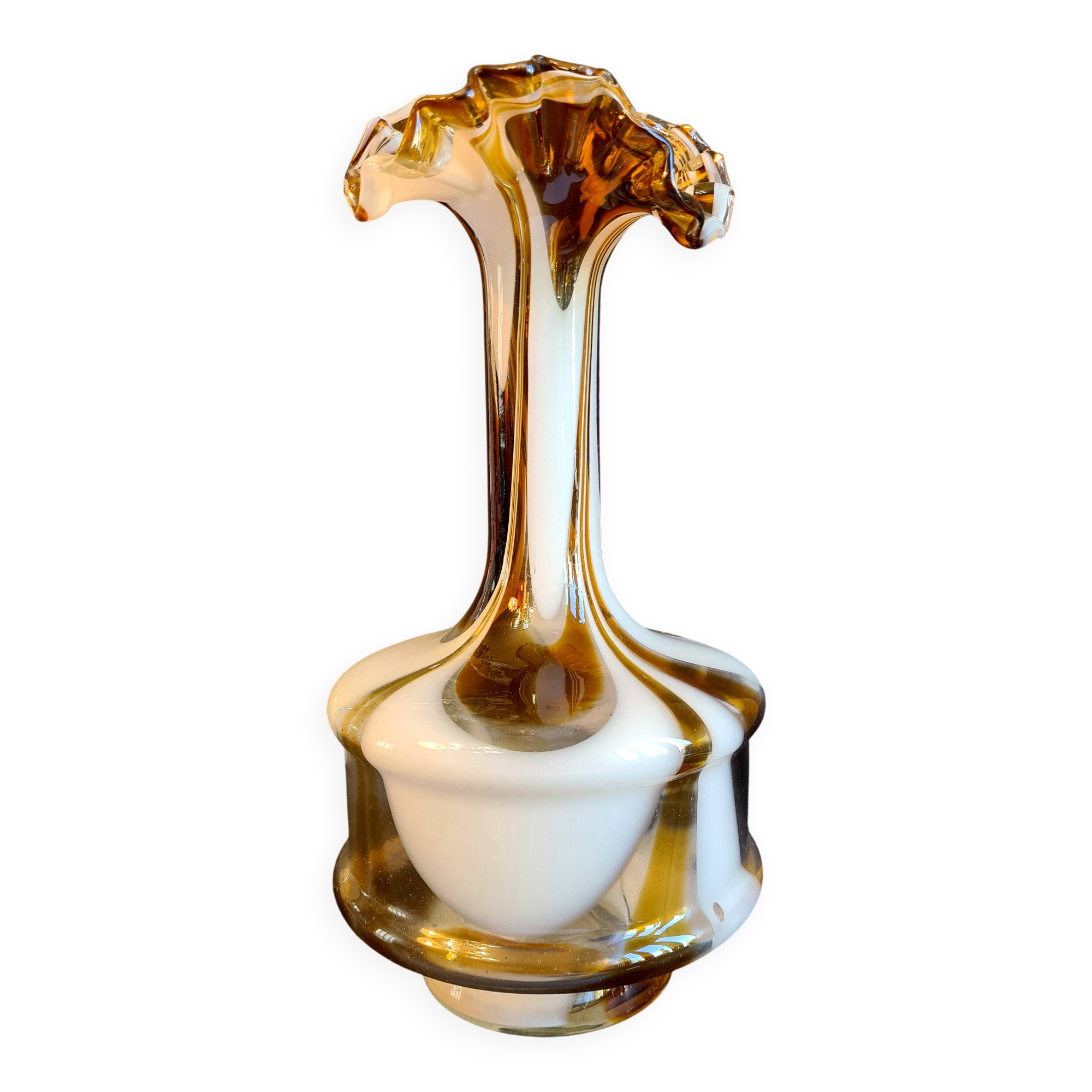 Vintage Two-Tone Murano Vase