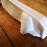 White porcelain wall shelf