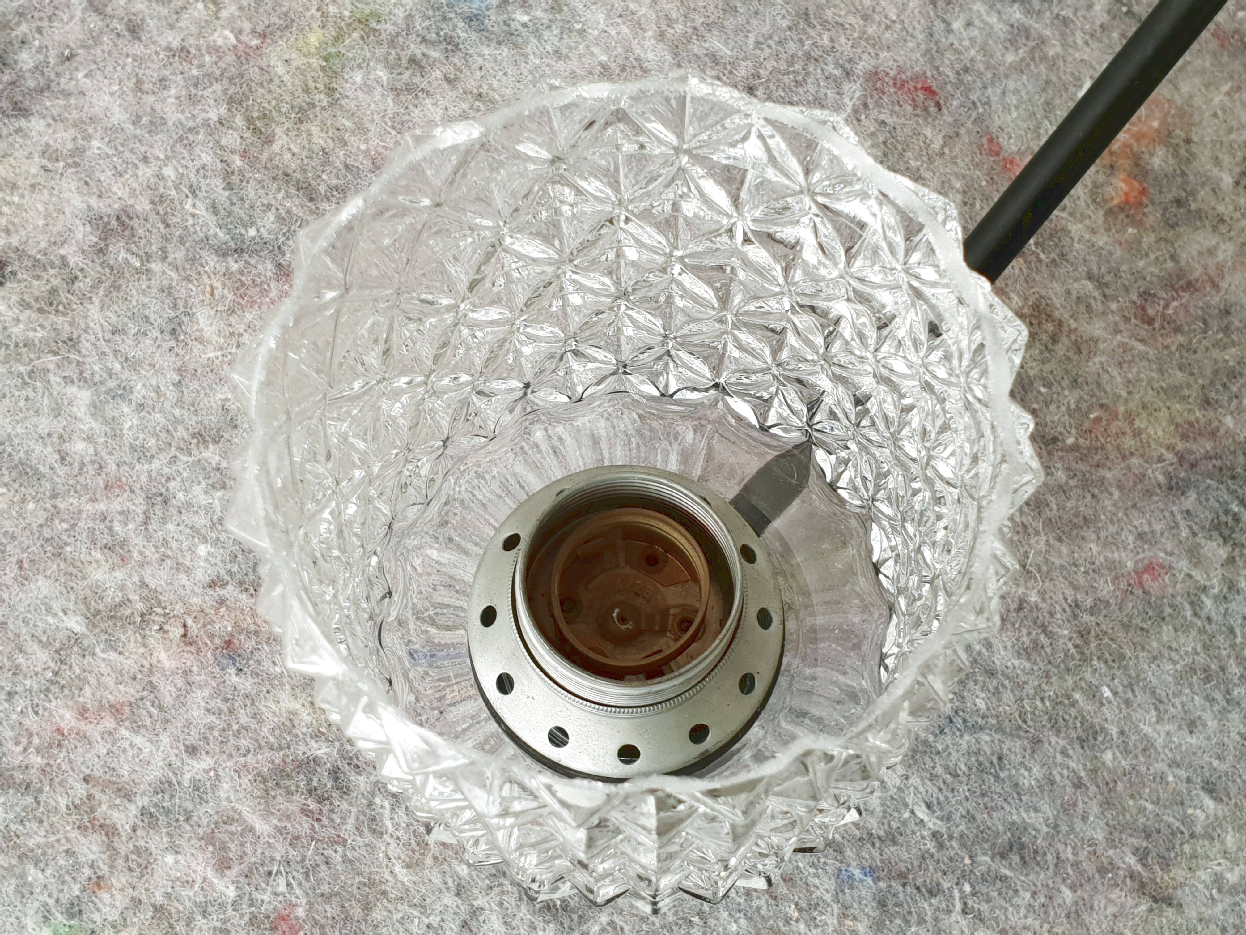 Scandinavian vintage chandelier 1960