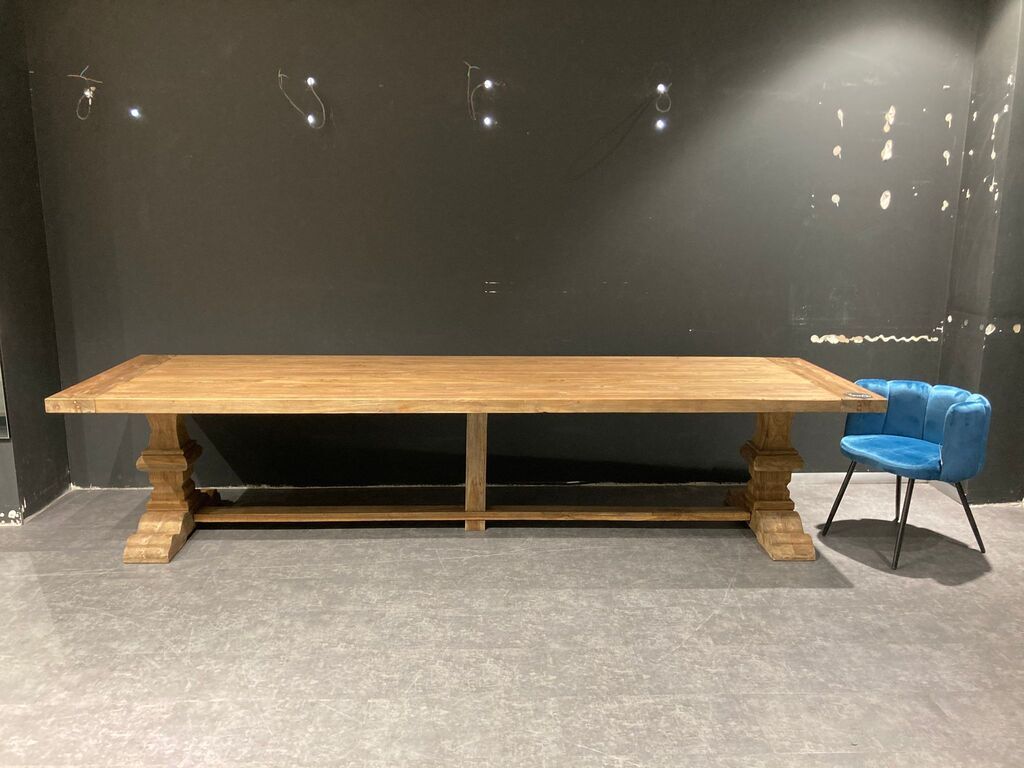 Solid chene table 300 x 100 cm