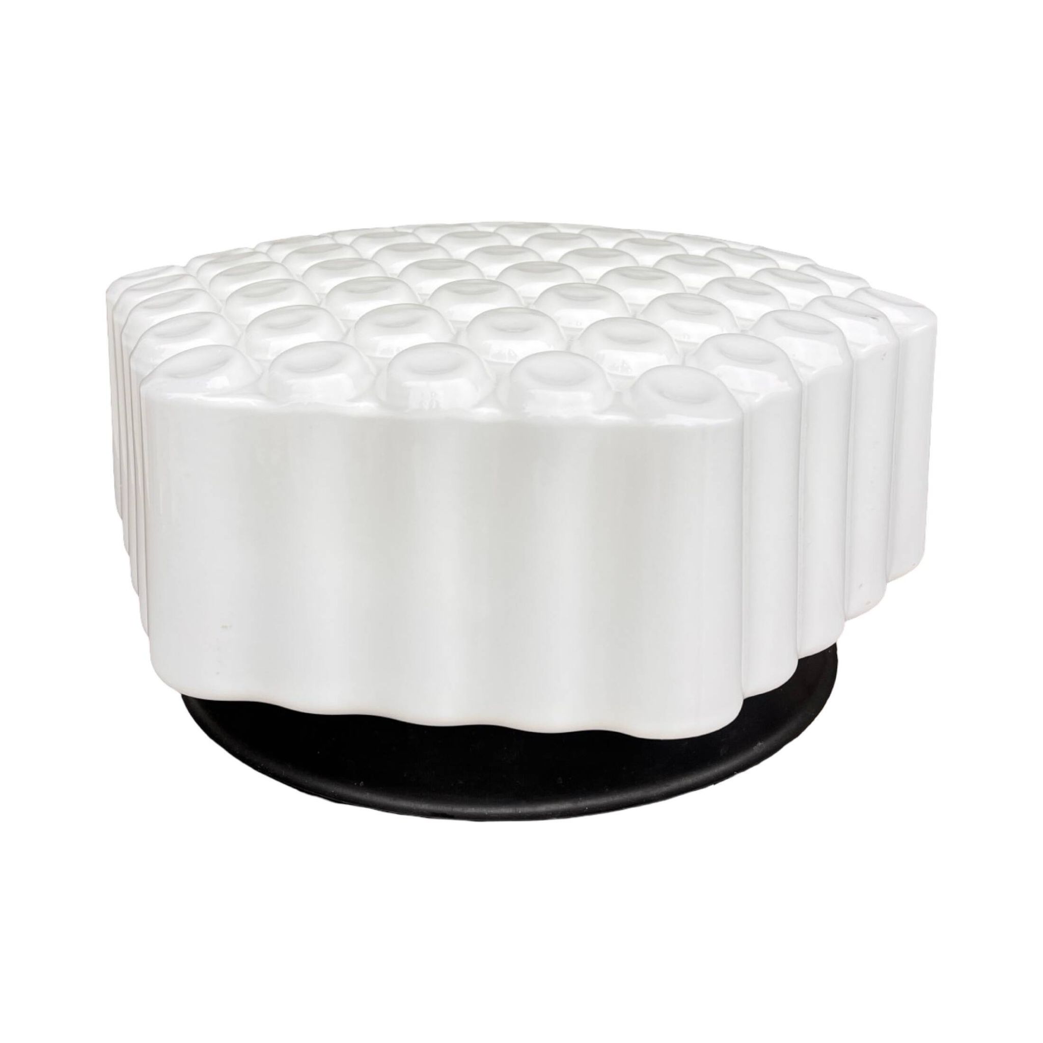 Large Honeycomb wall lamp ceiling lamp Czechoslovakia Kamenický Šenov 1960s
