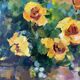 Oil on canvas "Autumn Light" signed Paumier