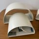 Paire d’appliques métal IKEA vintage