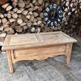 Solid oak coffee table