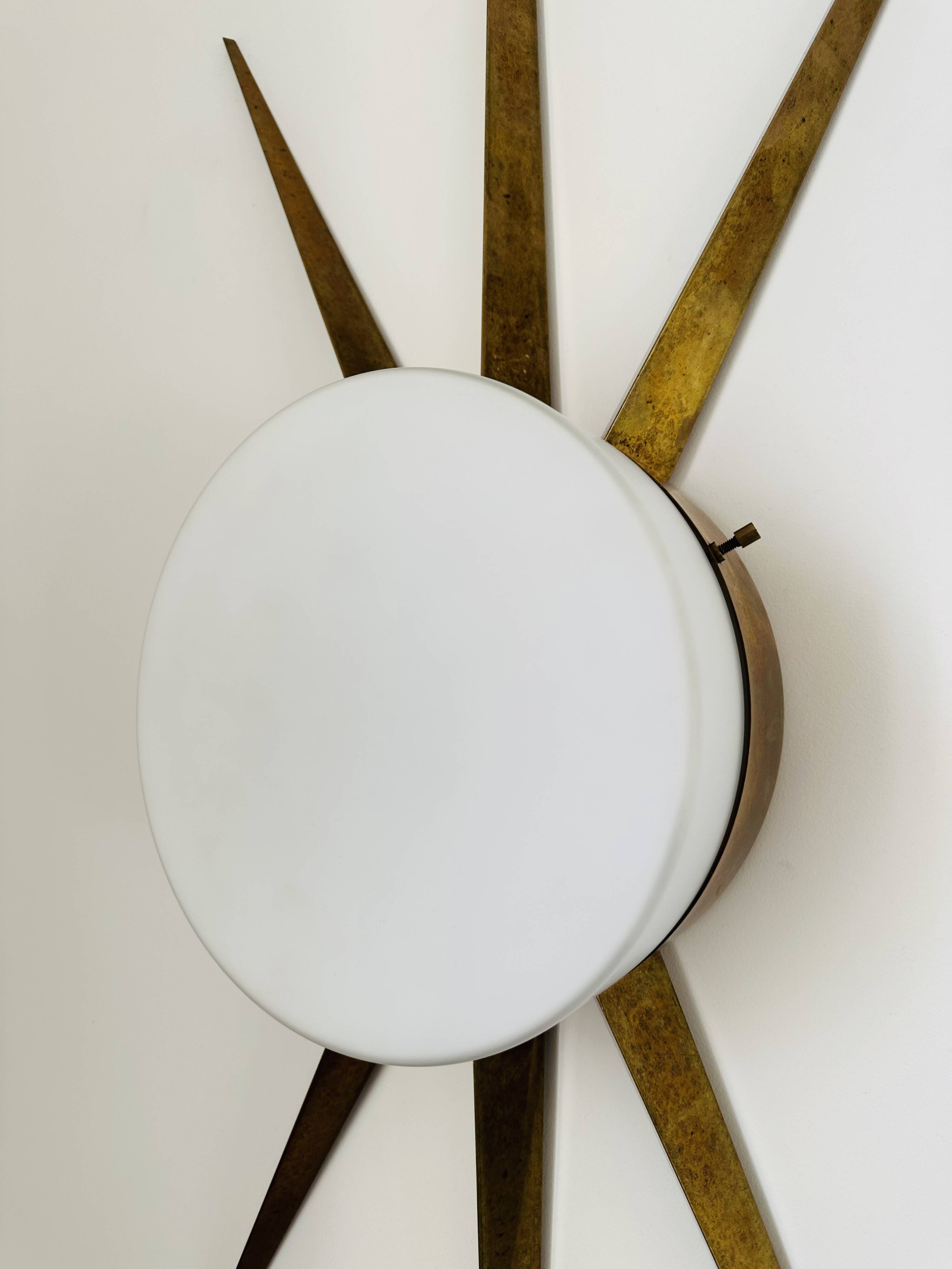 Gio Ponti Sun ceiling light produced by Arredoluce