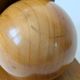 Pair of vintage bookends with polished wooden balls, Art Deco style