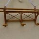 Vintage coat rack in rattan