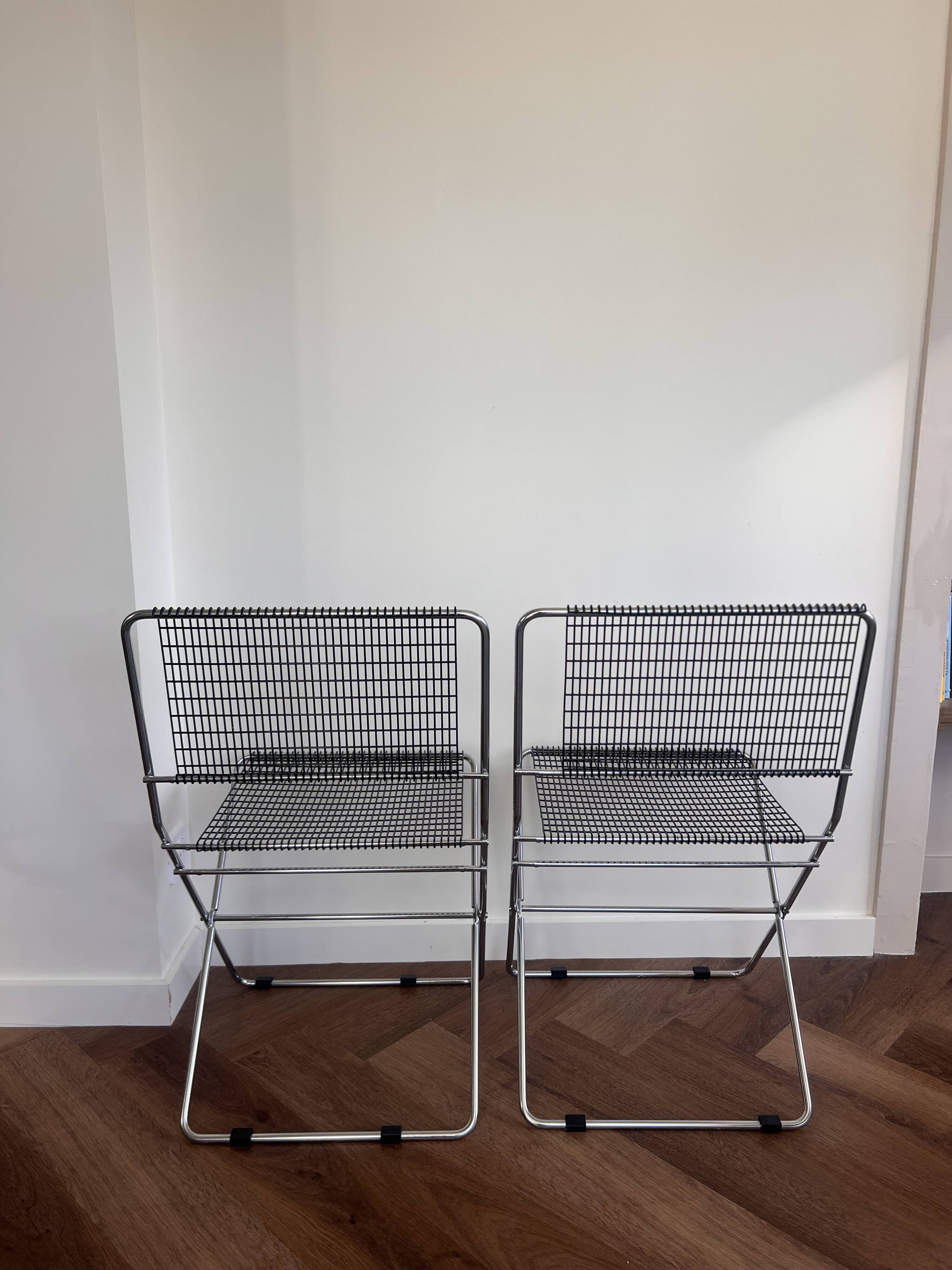 Two chairs by De Marco & Rebolini for Robots - 1970s