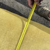 Lot de 3 chaises style victorien – acajou – assise velours jaune