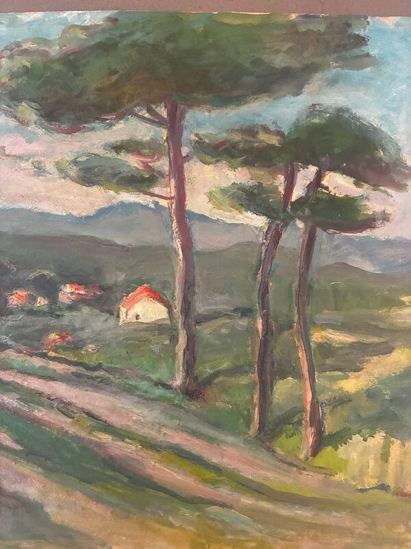 Les pins parasols, Robert Fleurent, 1967