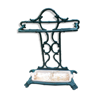 Green cast iron umbrella holder from the 20/30