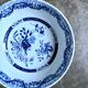 Saladier Compagnie des Indes en porcelaine bleue