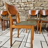 Set of 6 danish chairs 1960