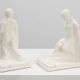 Pair Ceramic bookends by Godofridus Boonekamp for Plateelbakkerij Schoonhov