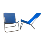 Vintage camping chair duo