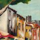 The flower market, oil on canvas signed Luga.