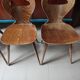 Set of 4 Baumann chairs ant model