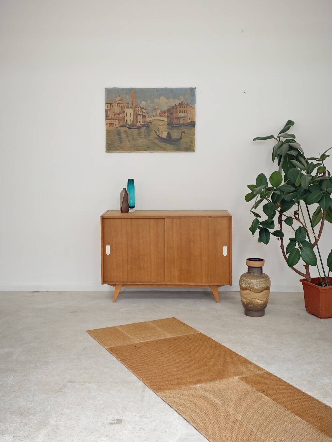Buffet U 452 wooden furniture by Jiri Jiroutek for Interiér Praha 1960