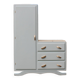 Vintage children's asymmetrical wardrobe
