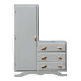 Armoire asymétrique vintage enfant