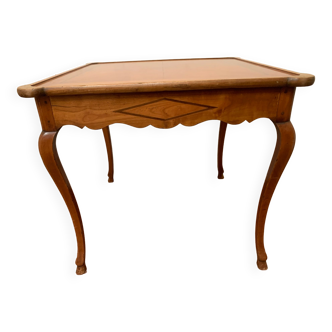 Louis XV style bridge table in cherry wood XX century