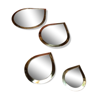 Lot de 4 miroirs gouttes