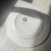Ensemble de 2 assiettes en terre de fer Saint Amand