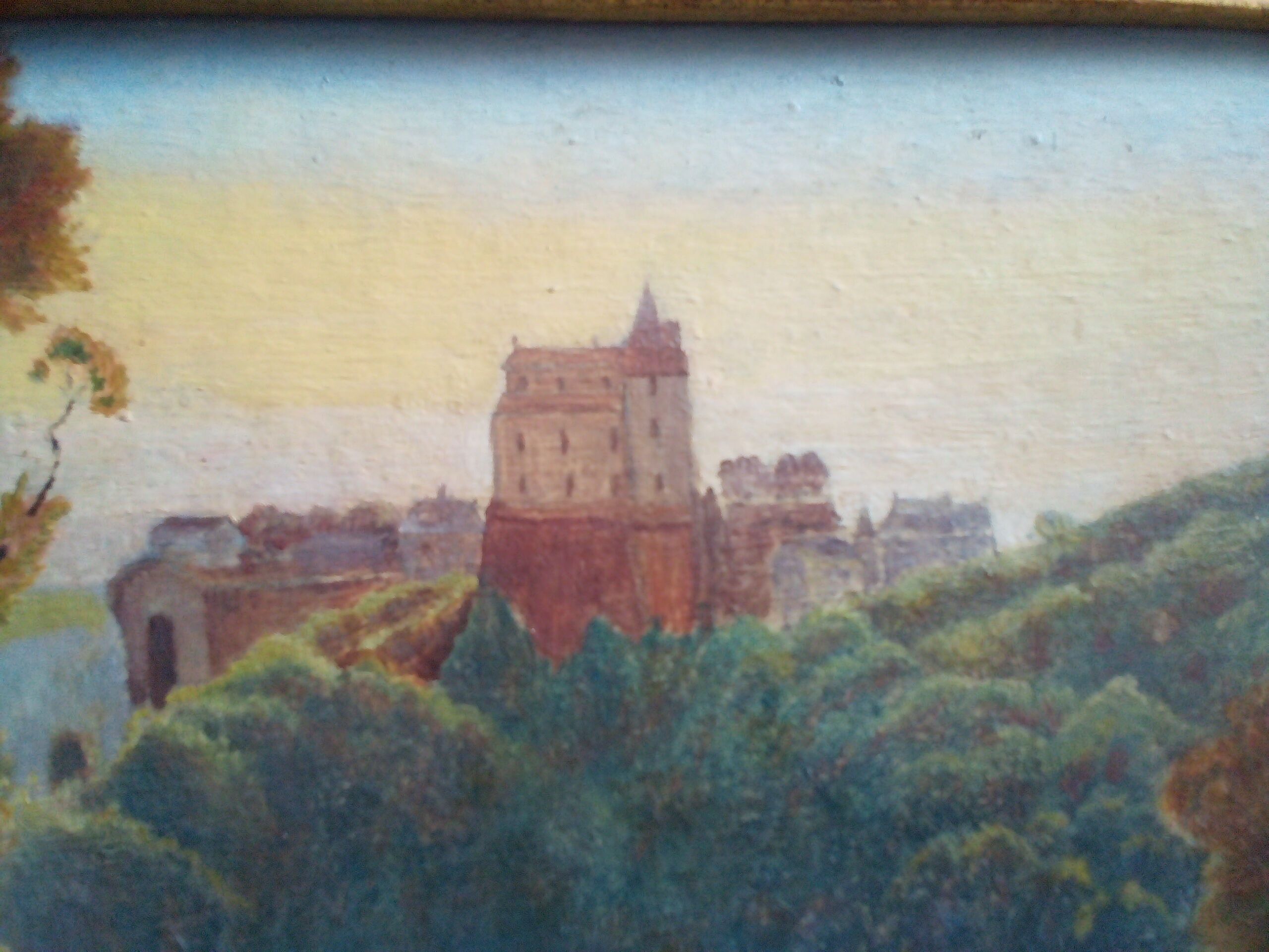 Tableau paysage XIXème