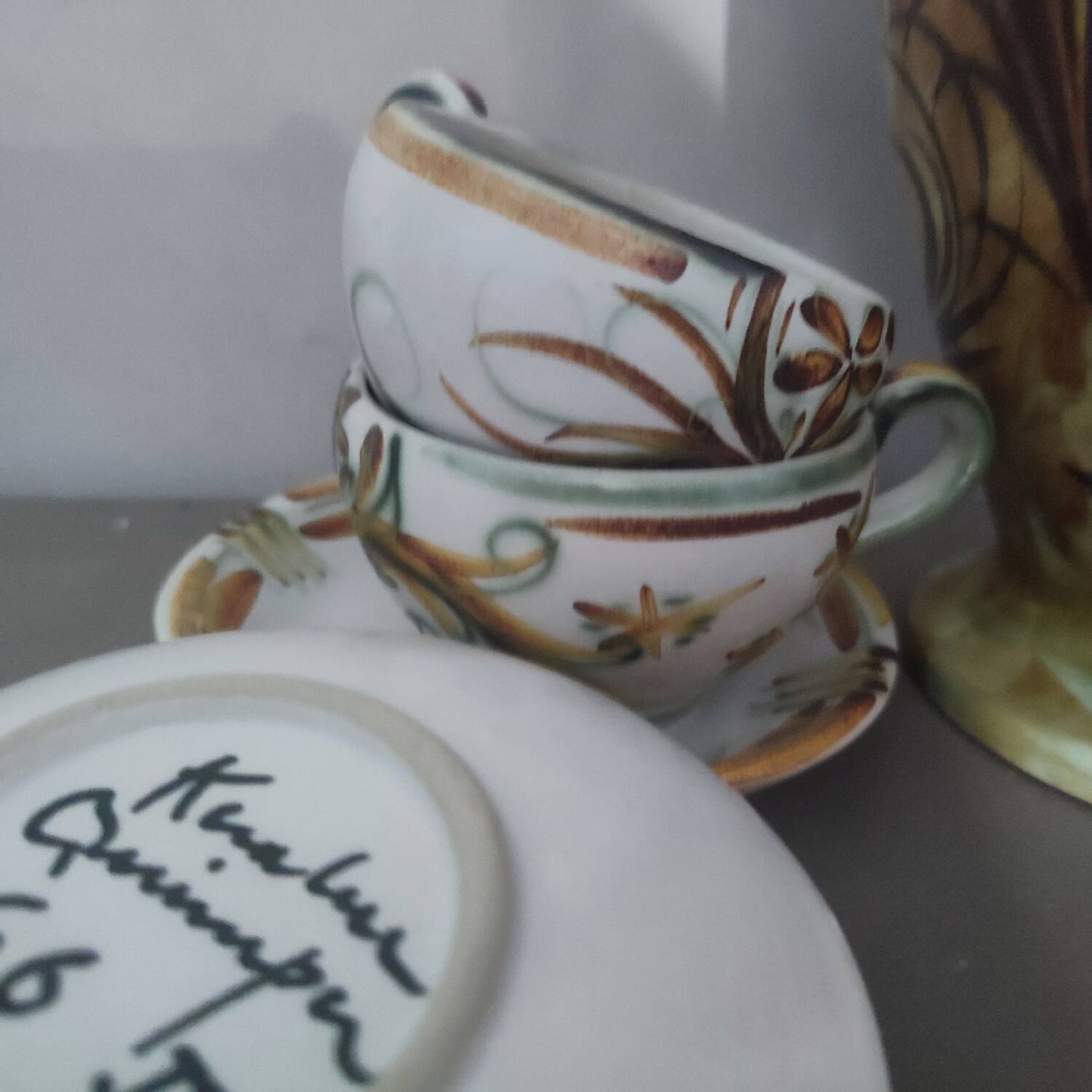 Duo tasses et soucoupes Keraluc Quimper