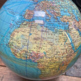 Globe world map vintage seventies Duplex