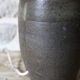 Stoneware bottle lamp base