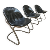 Vintage Italian design Pascale dining chairs Gastone Rinaldi for Rima