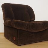 Modular armchairs panarea chenille by lev & lev, 1970s, set of 5