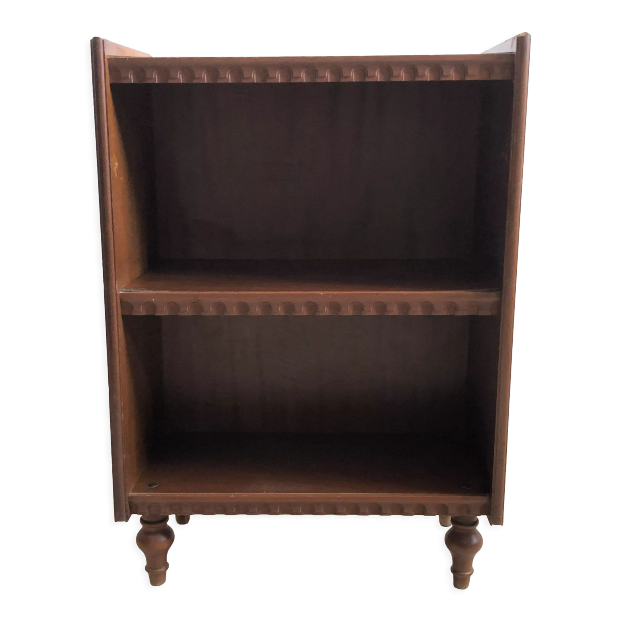 Bookcase in vintage wood