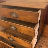 Wooden haberdashery furniture with 4 drawers