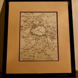 The development of transport in the Paris region 1928