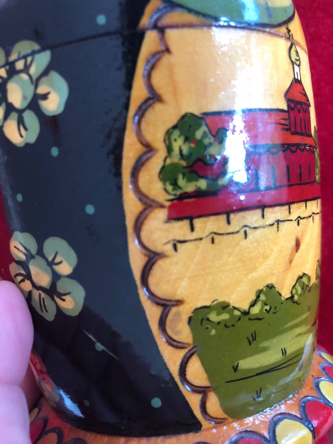 Old Russian nesting dolls