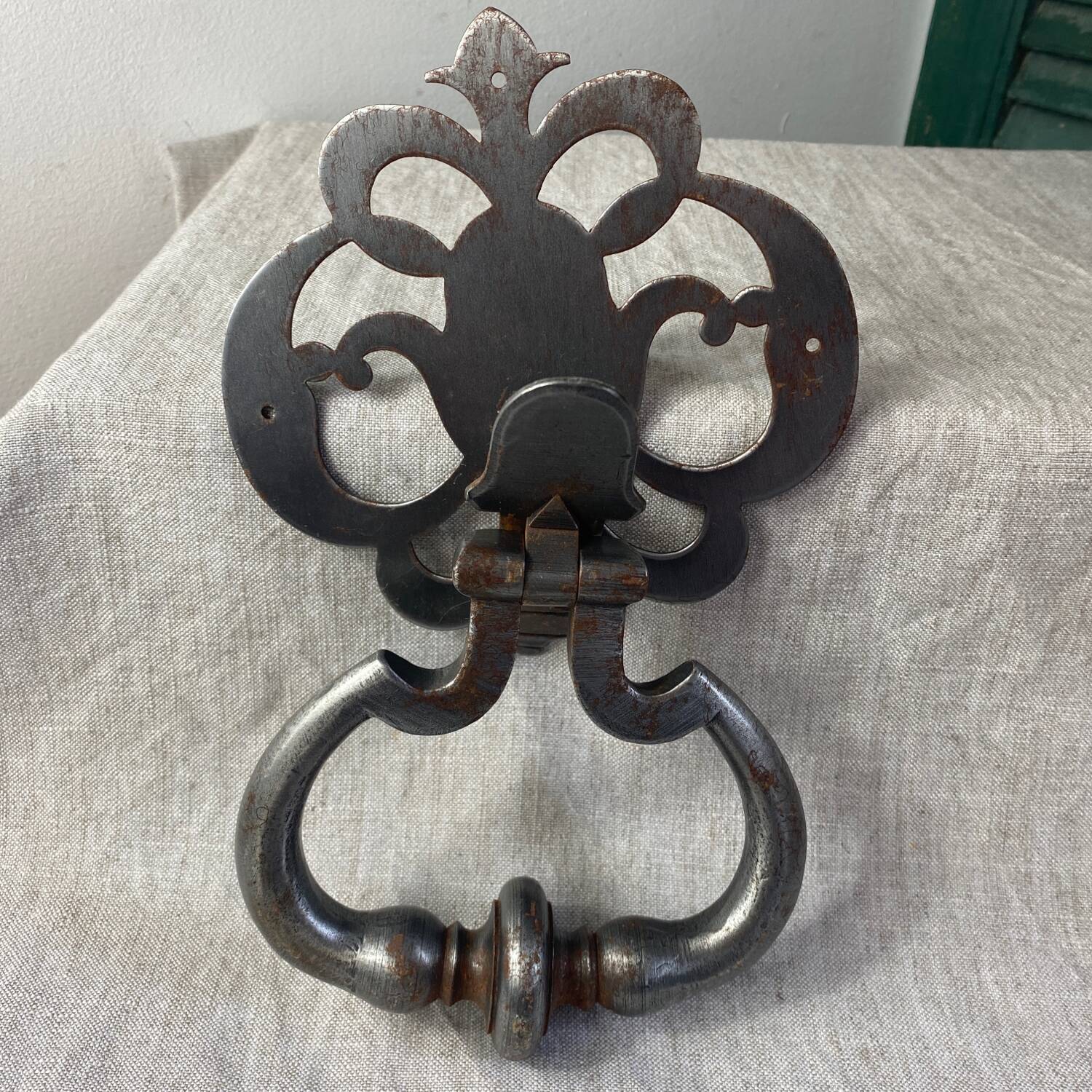 Metal door knocker