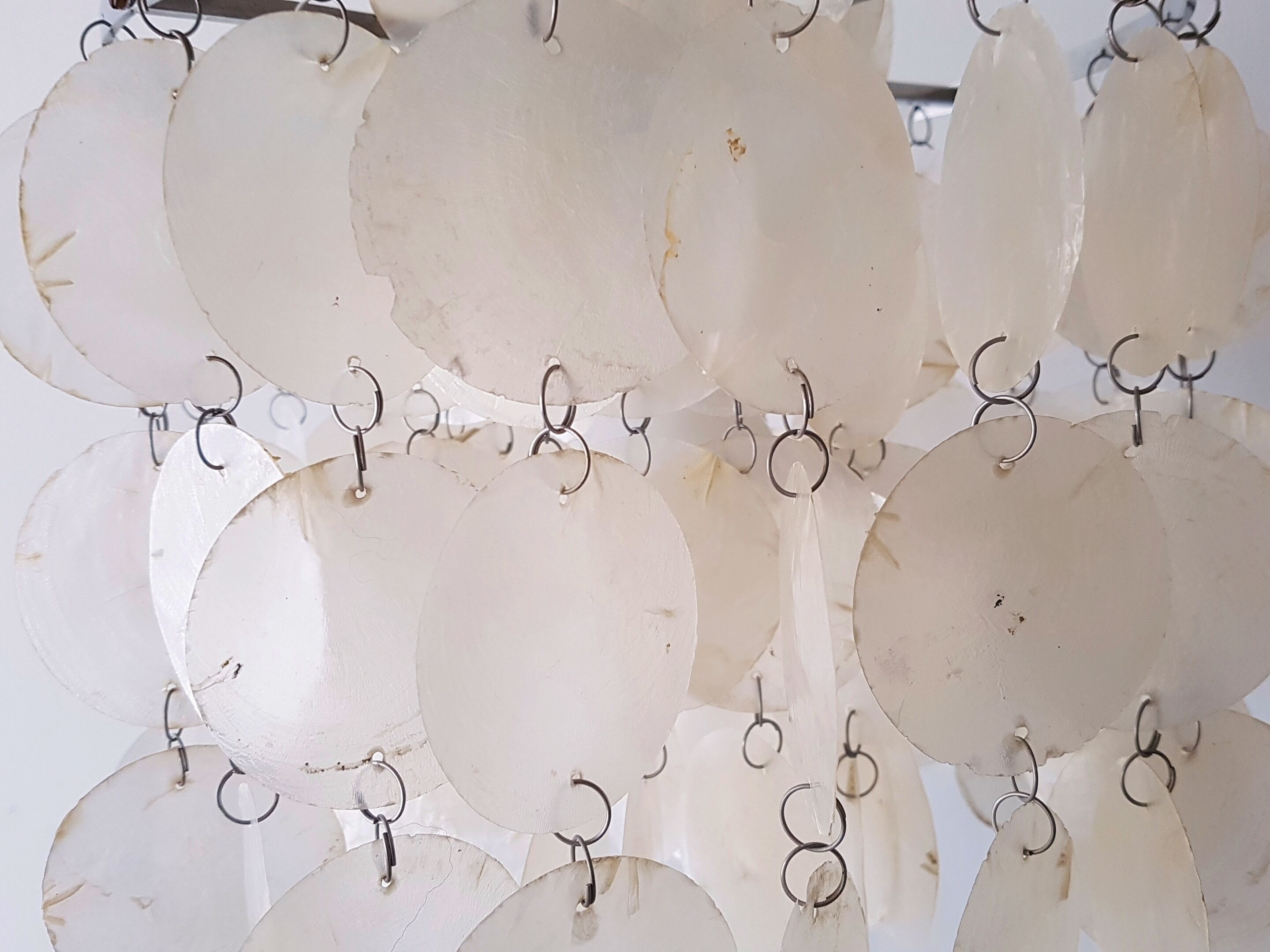 Vintage 1970 mother of Pearl chandelier